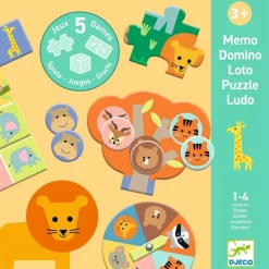 Juego educativo Animales salvajes · DJECO