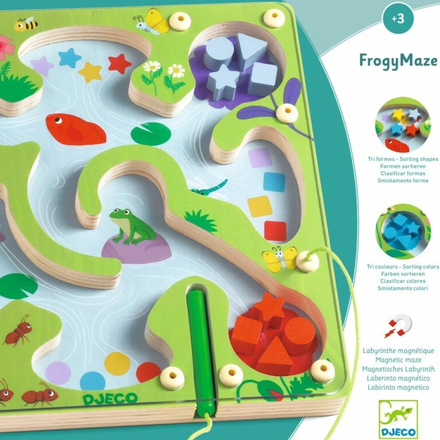 Juego educativo Froogy Maze · DJECO