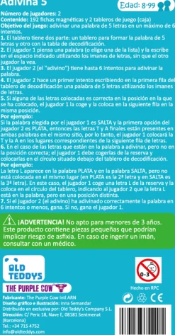 Juego magnético Adivina 5