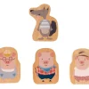 Juego Mantel Los Tres Cerditos + 4 figuras