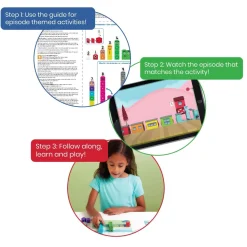 Juego mathlink cubes numberblocks 1-10 activity set · Learning Resources