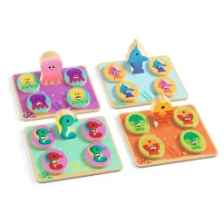Juegos educativos Ludo Sea 4 Juegos · DJECO