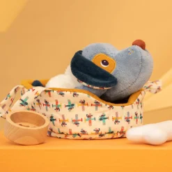 Jules el perro y su cesta · Lilliputiens