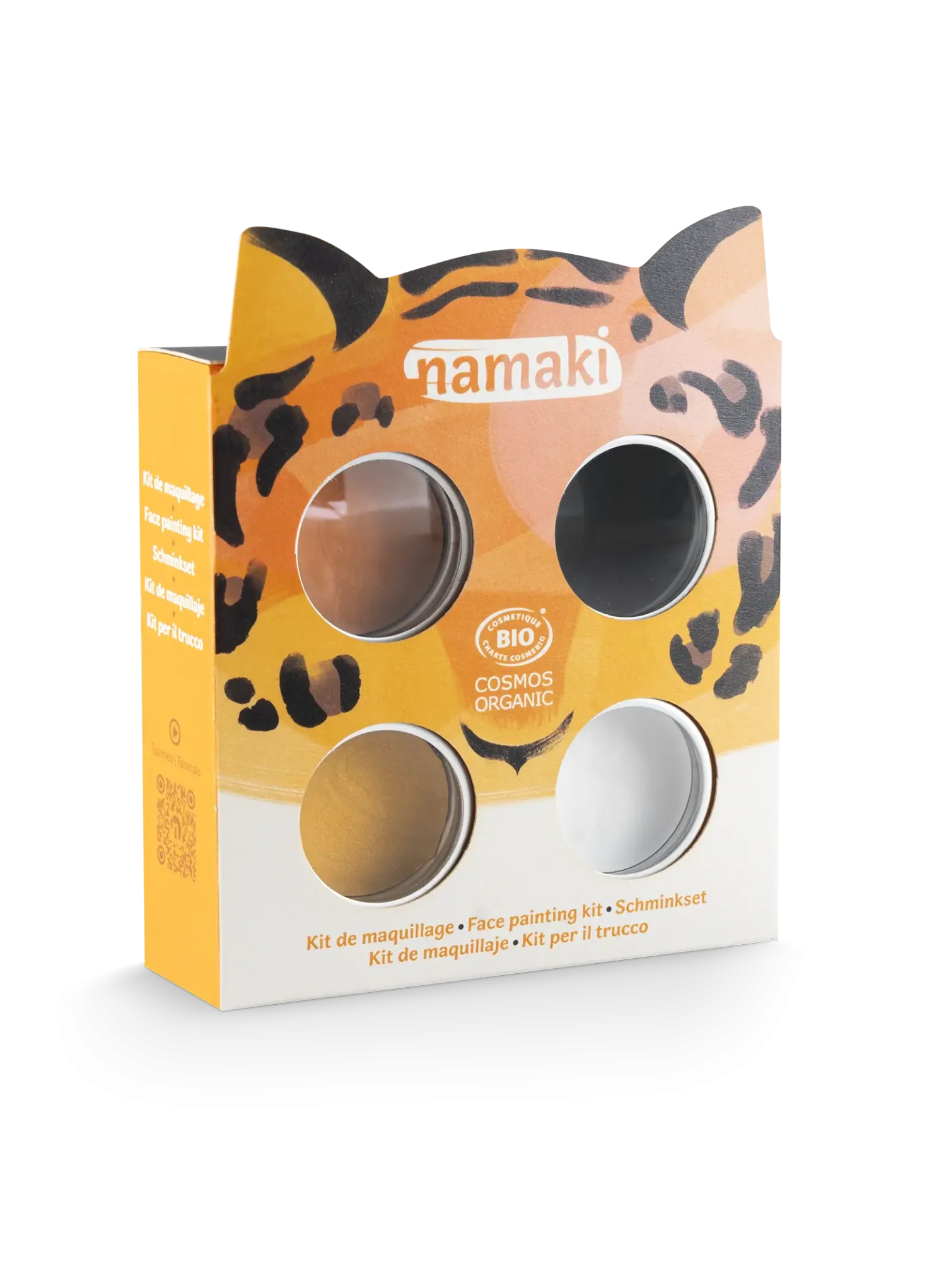 Kit 4 colores pintura de cara Tiger · Namaki