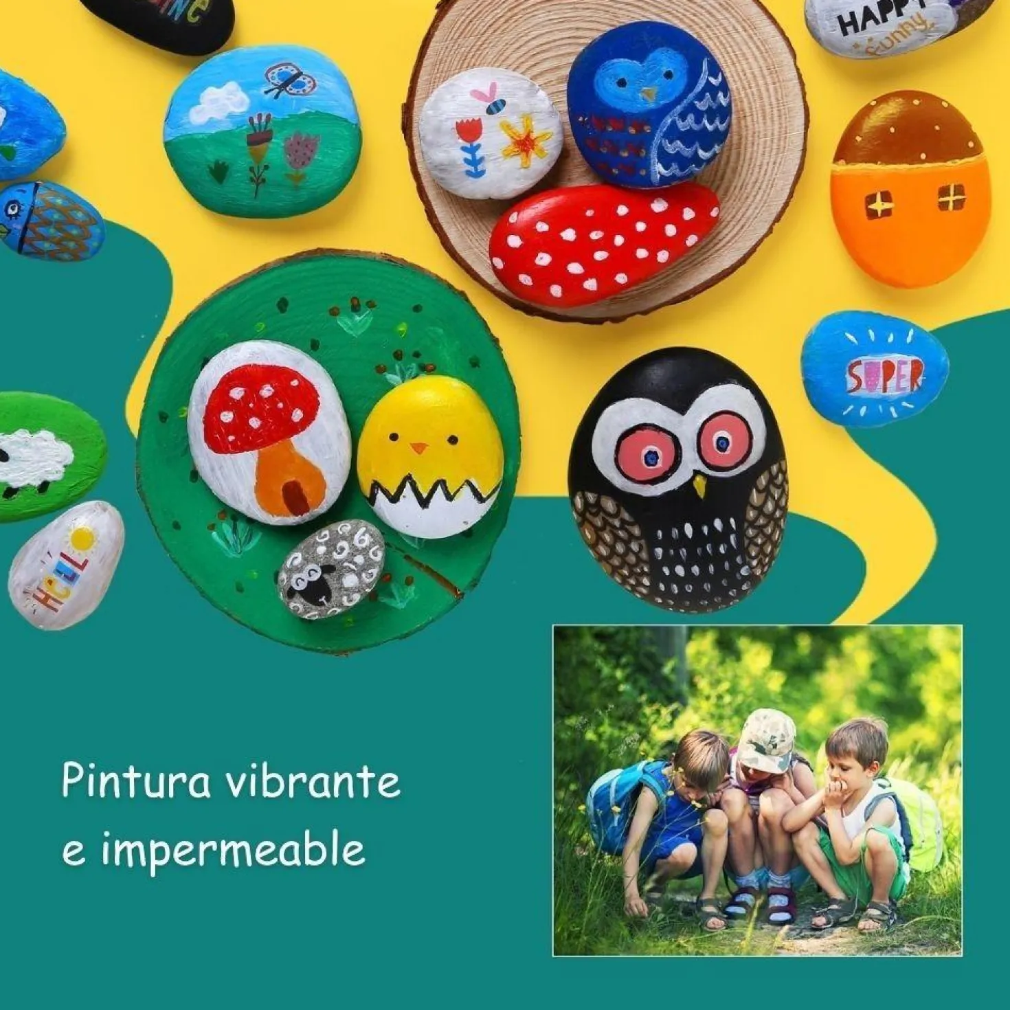 Kit Creativo Rock Painting · Jarmelo
