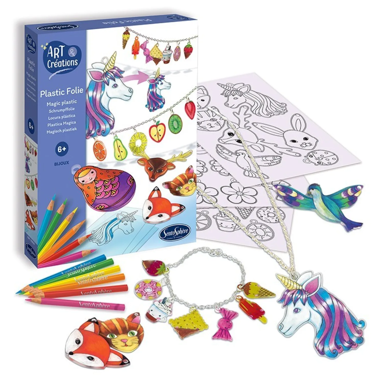 Kit joyas plásticas