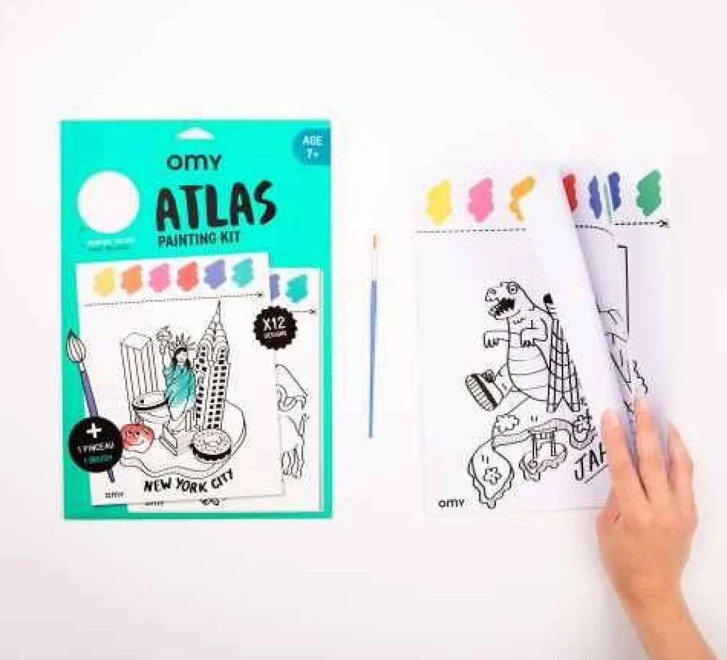 Kit OMY de pinturas Atlas