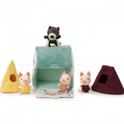 La casa del lobo y los tres cerditos