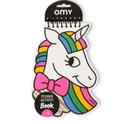 Libreta de pegatinas Unicornio · Omy
