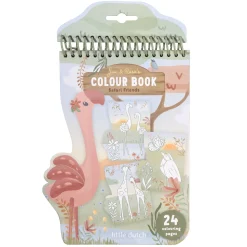 Libro colorear espiral flamenco · Little Dutch