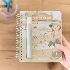 Libro Mágico al agua Safari Rosa · Little Dutch