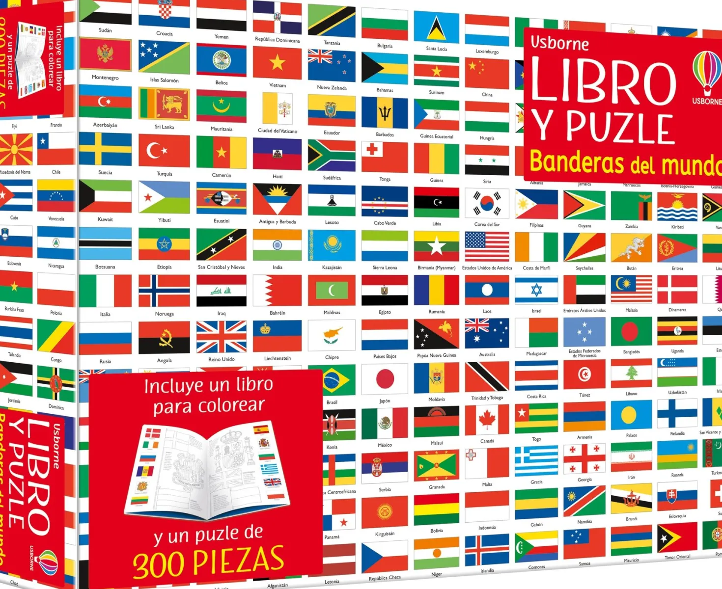 Libro Puzzle Banderas del Mundo