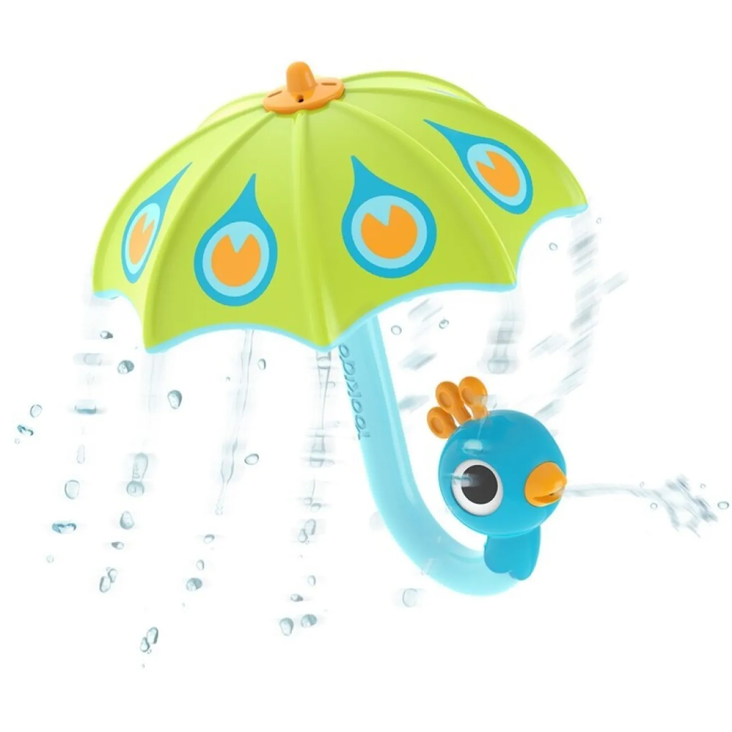 Lluvia en la bañera verde · Yookidoo