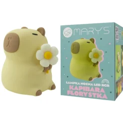 Lámpara de noche LED RGB Capibara Florista