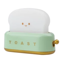 Lámpara de noche LED Tostadora Verde