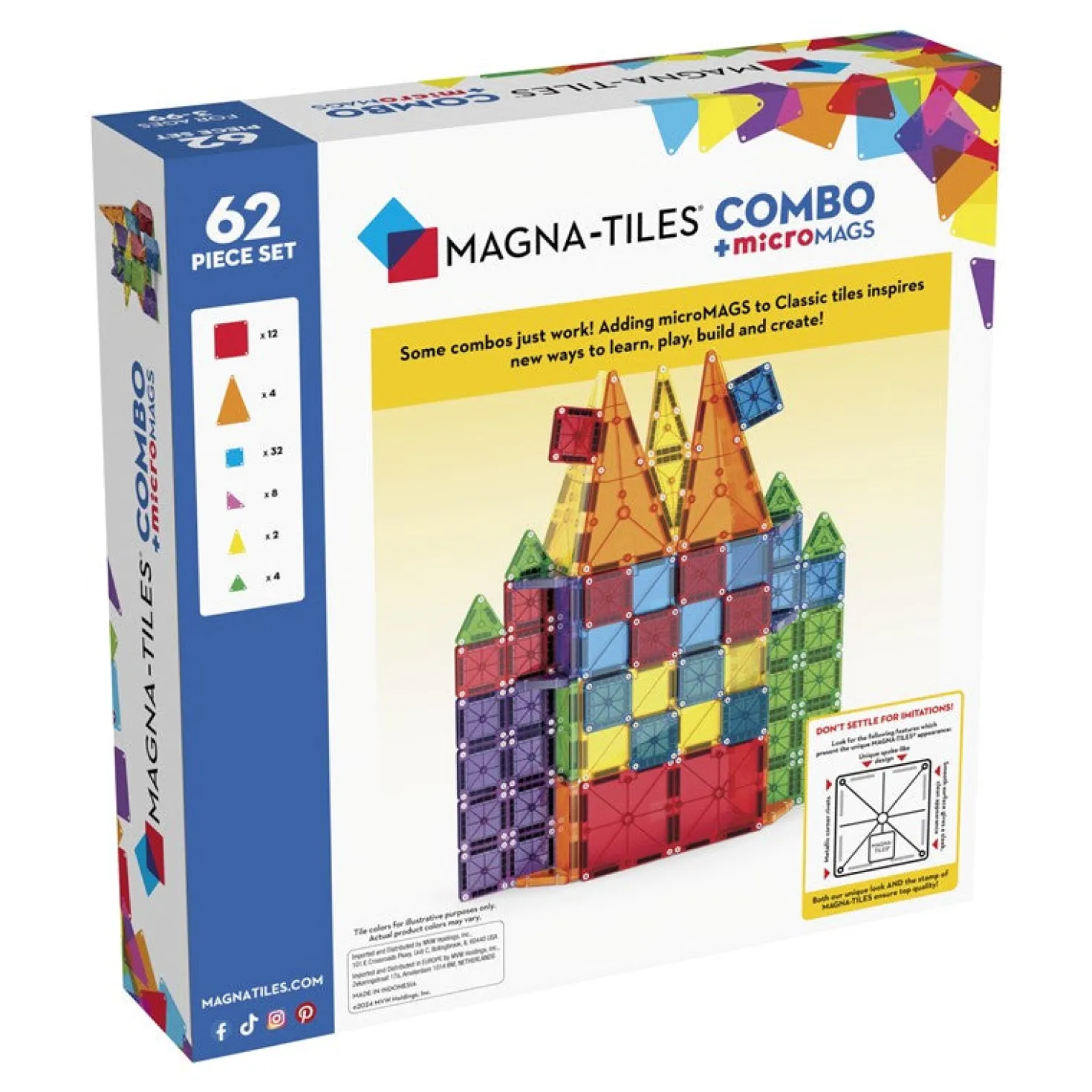 Magna-T Combo + MicroMags Set 62 piezas