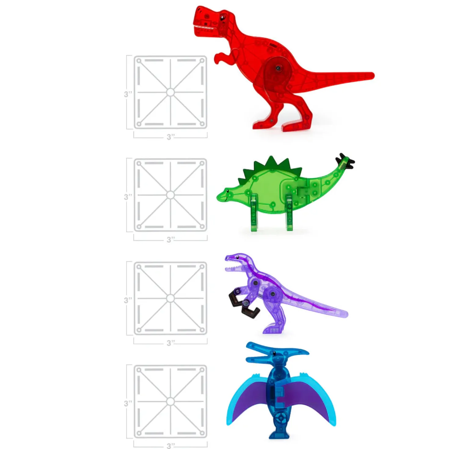 Magna-T Dino World Set 40 piezas