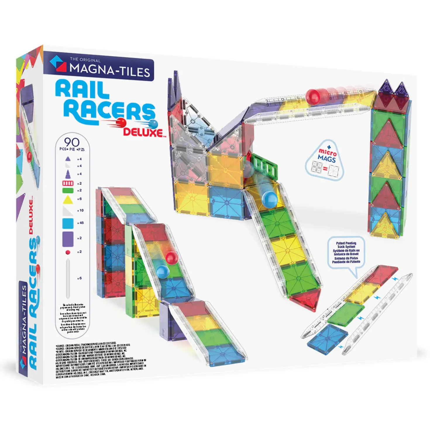 Magna-T Rail Racers Set 90 piezas