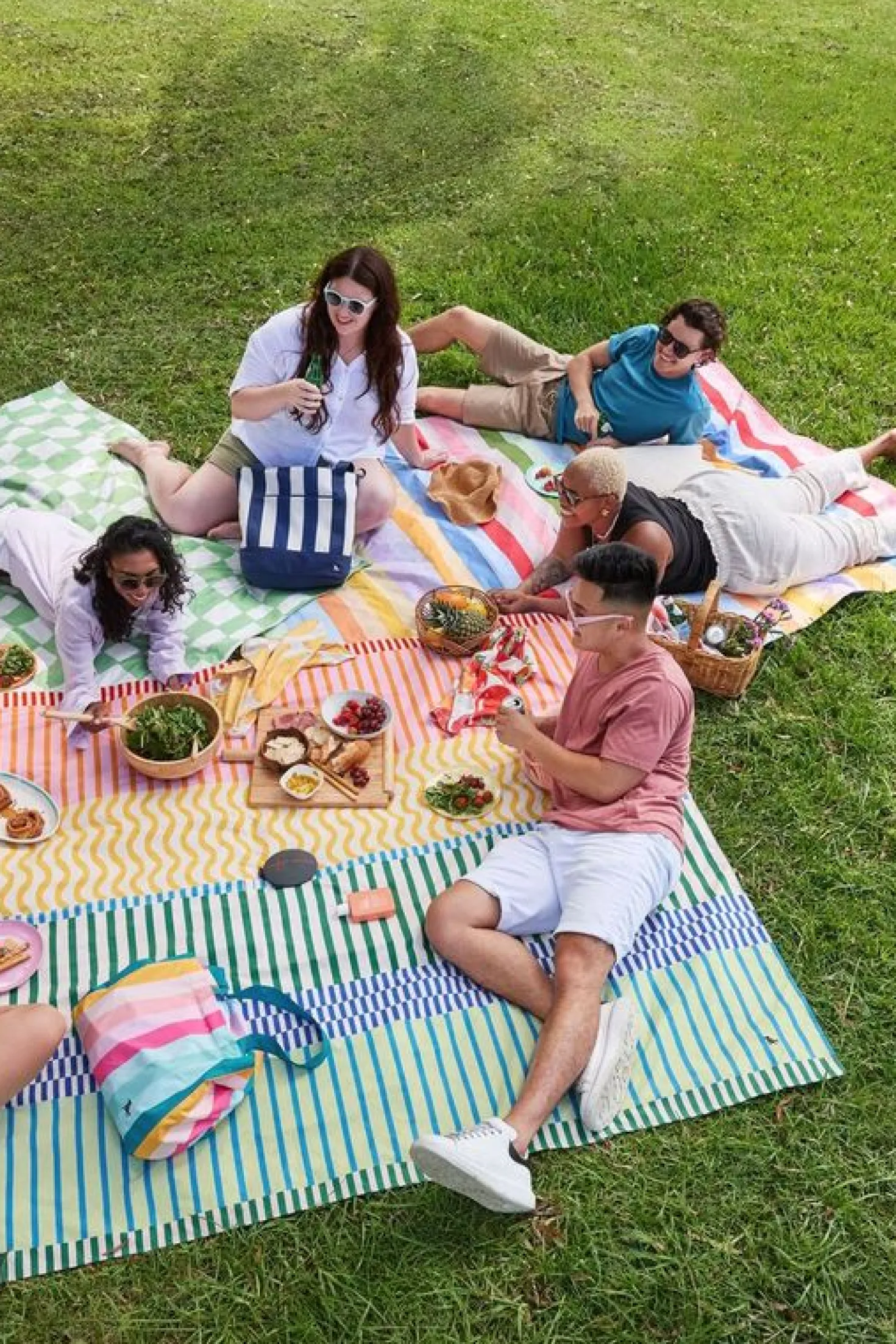 Manta Picnic Dock&Bay Candy Stripes (2 tamaños)