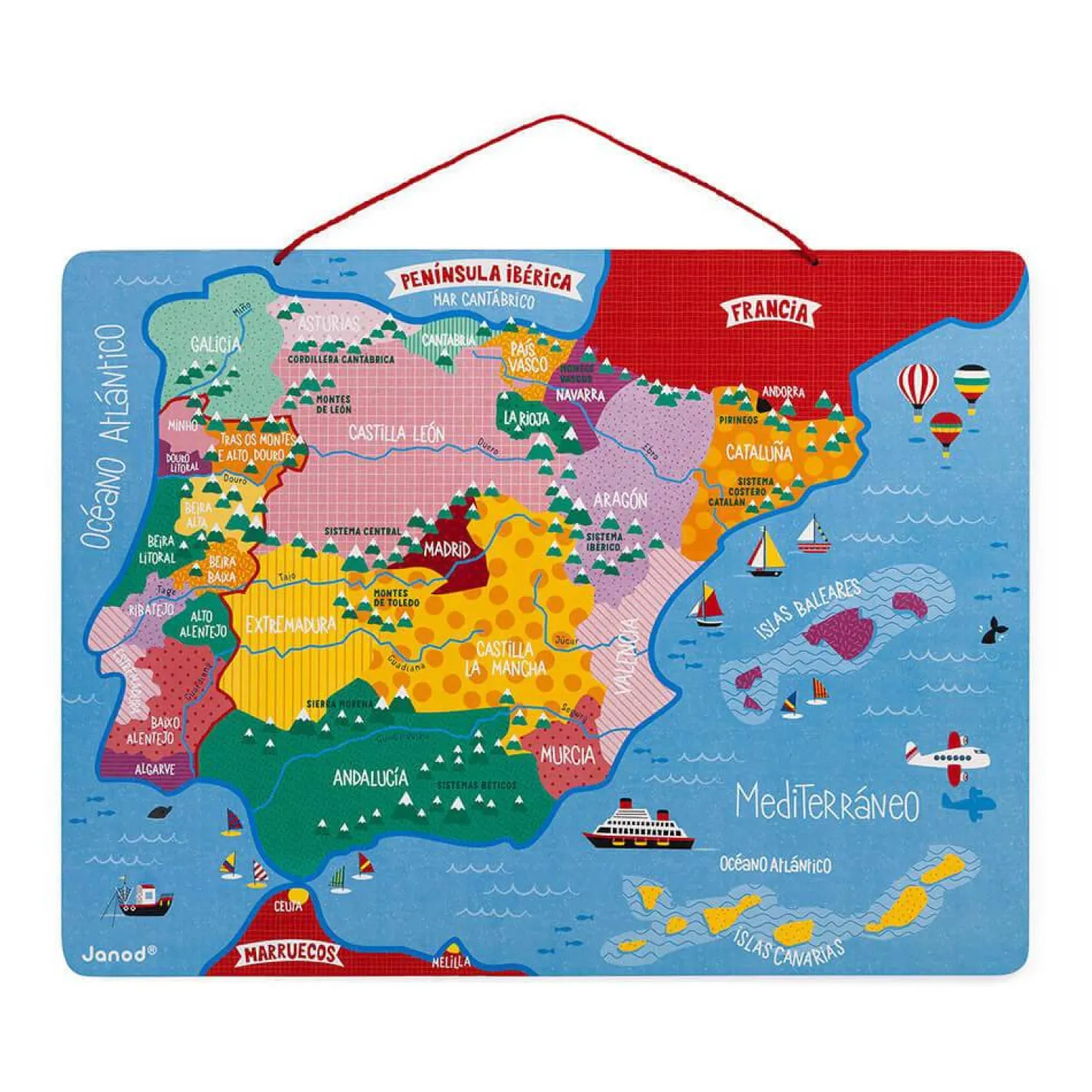Mapa Magnético de la Península Ibérica · Janod