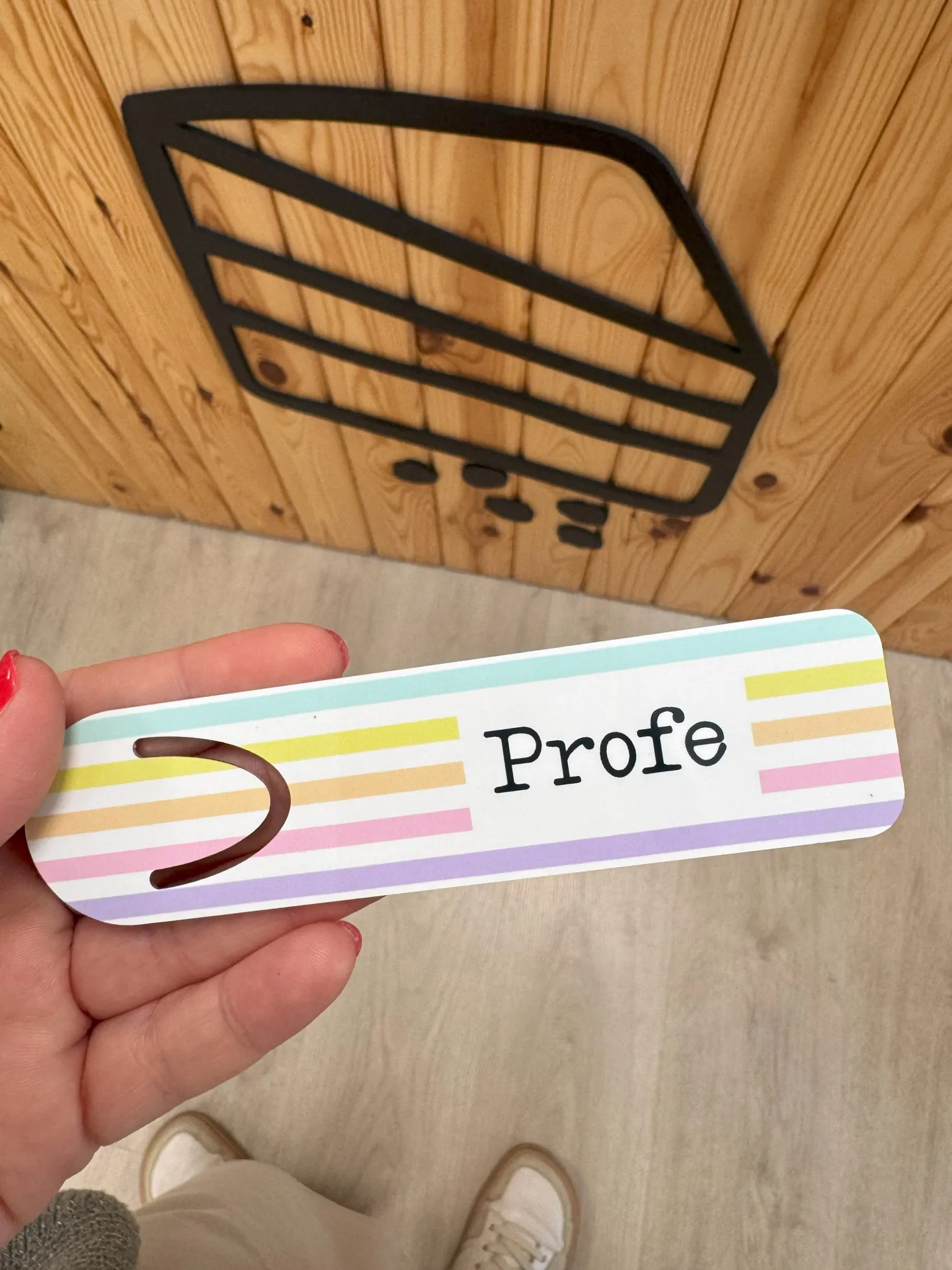 Marcapáginas personalizado · Rainbow
