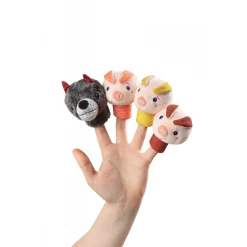 Marionetas de Dedo · Los tres cerditos