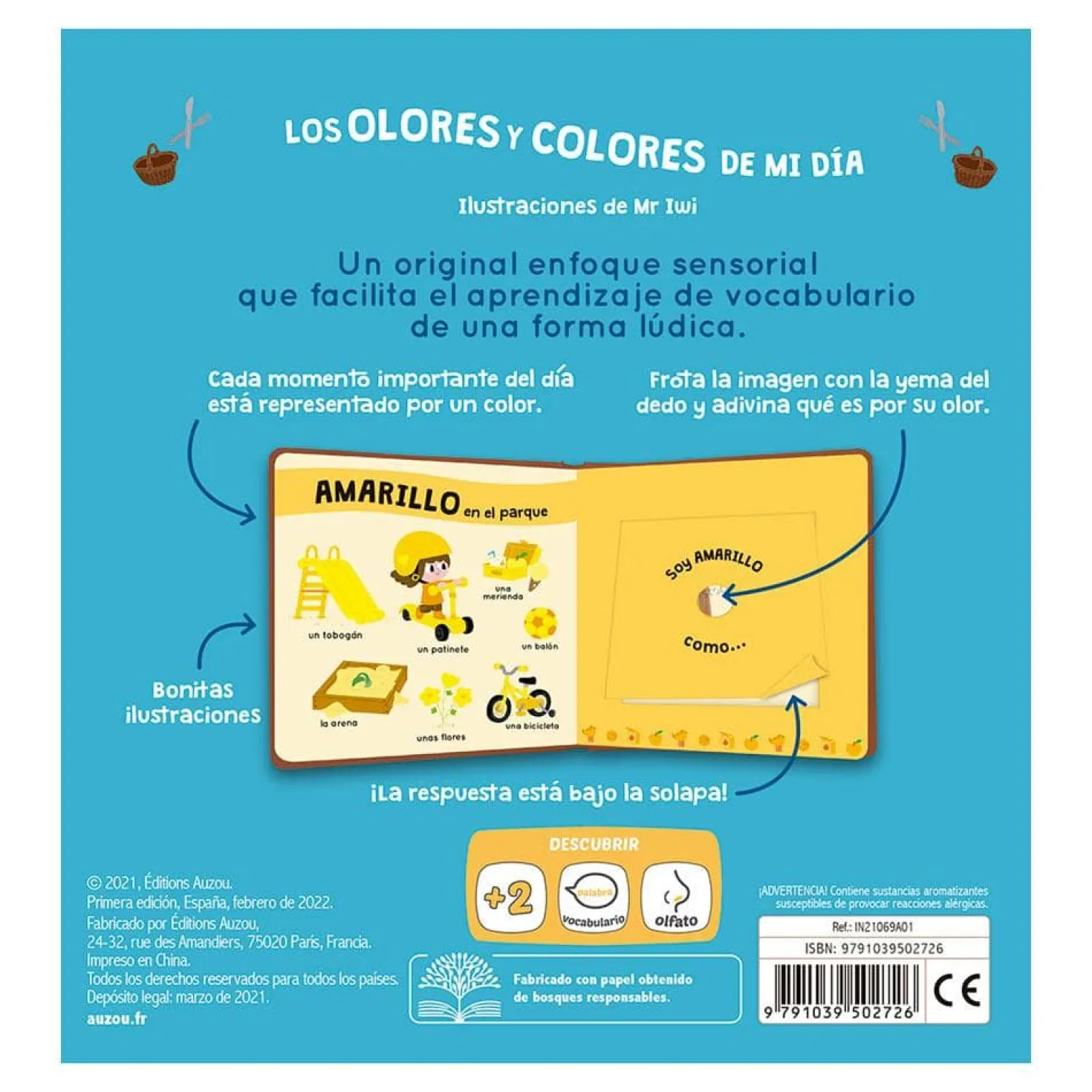 Mi libro de olores y colores · Los Olores y Colores de Mi Día