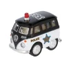 Mini Furgoneta Policía Negra
