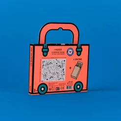 Mini Pocket Unicornio para colorear + 4 lápices · OMY