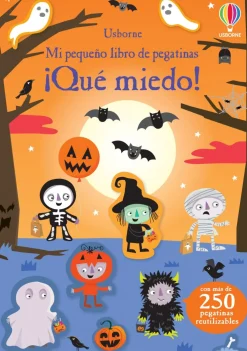 Mi pequeño libro de pegatinas · !Que miedo!