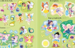 Mi primer libro de pegatinas · Brillos y Destellos Hadas