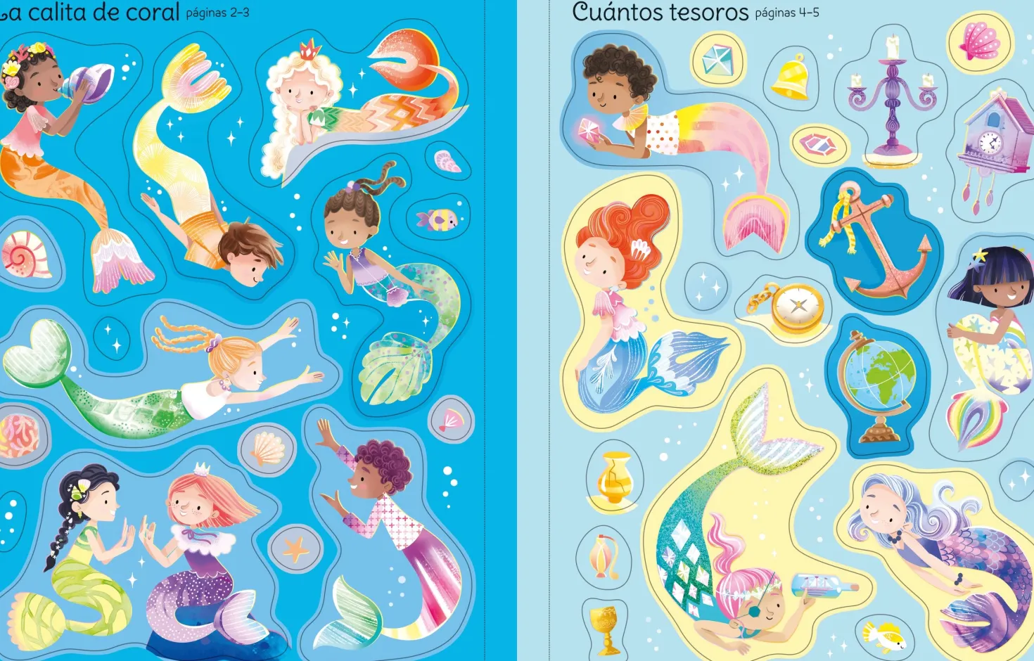 Mi primer libro de pegatinas · Sirenas