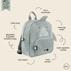 Mochila Pequeña Shark · Trixie
