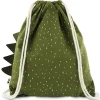 Mochila Saquito de Tela Dino · Trixie