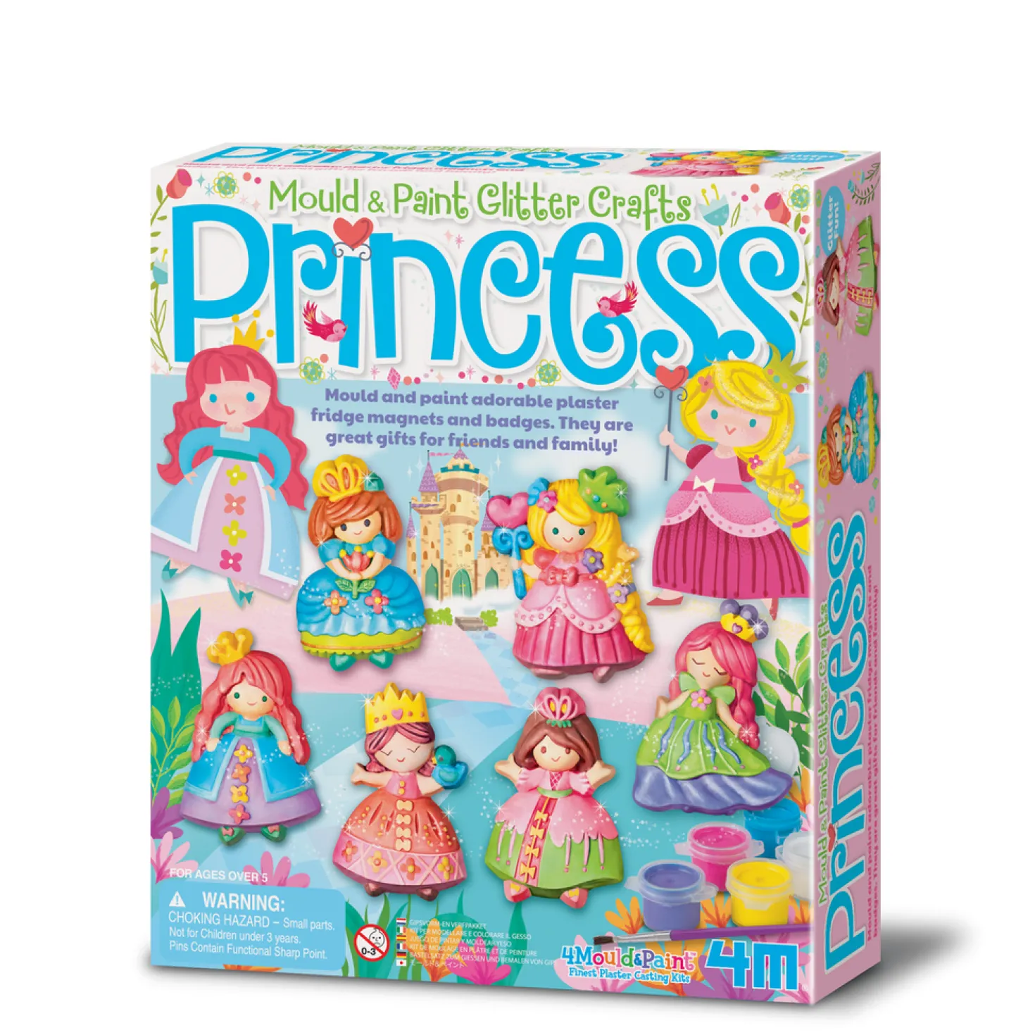Moldea y Pinta Princesas brillantes · 4M