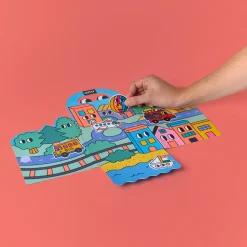 Montessori Vroom con pegatinas reutilizables · Omy