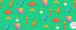 Máscara infantil amarillas con turbante Dinos · Fun Water