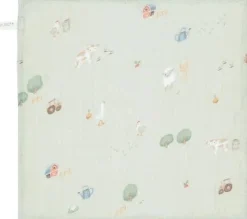 Muselina Algodón Orgánico Little Farm 120 x 120 · Little Dutch