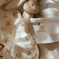 Muselina Algodón Orgánico Newborn Naturals Baby Bunny · Little Dutch