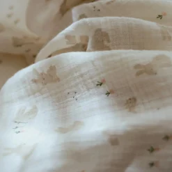 Muselina Algodón Orgánico Newborn Naturals Baby Bunny · Little Dutch