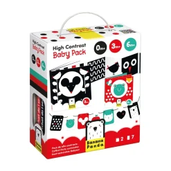 Pack Bebé alto contraste · Banana Panda
