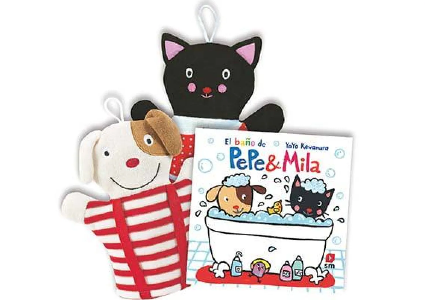 Pack de El baño de Pepe & Mila + manoplas