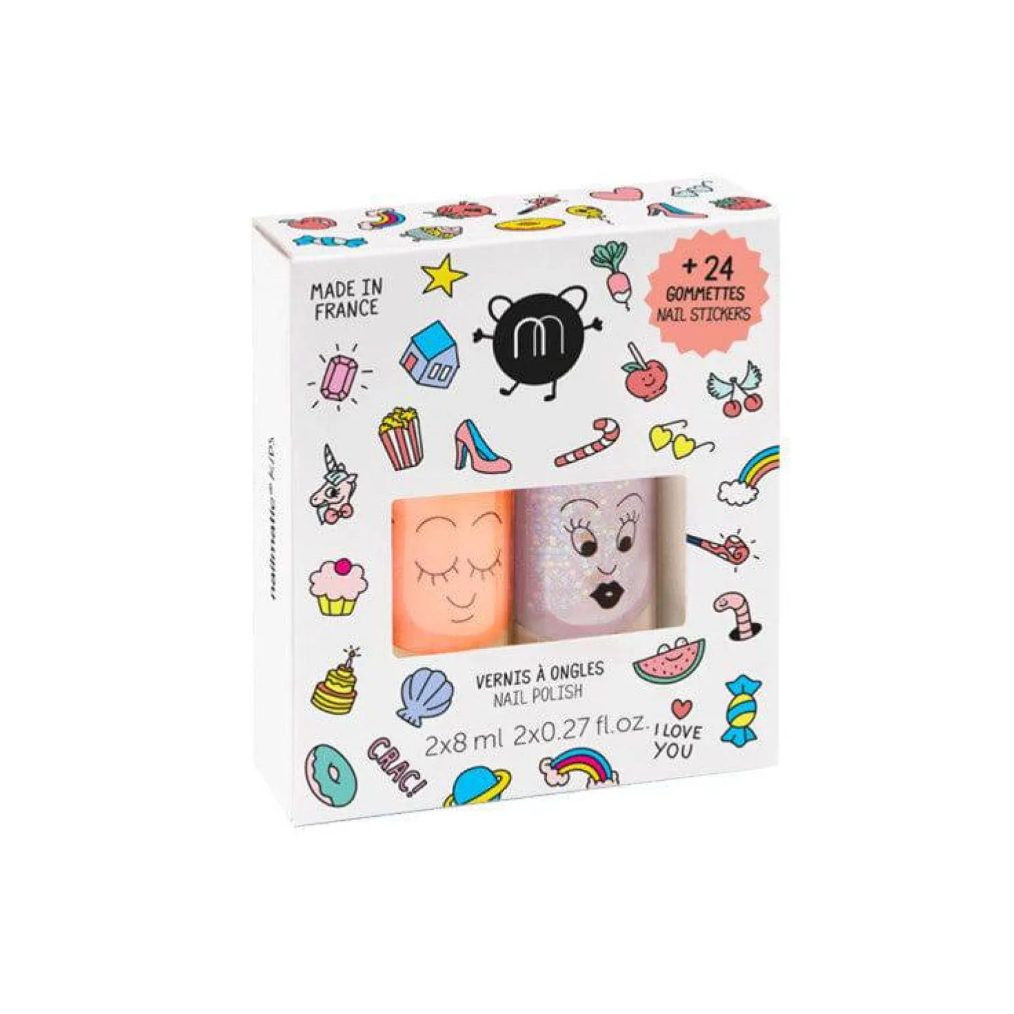 Pack de 2 Esmaltes de Uñas Flamingo - Polly · Nailmatic