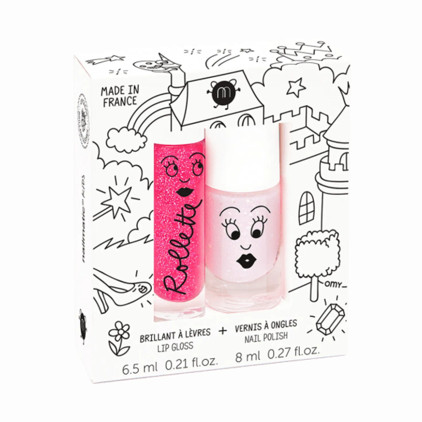 Pack Esmalte de Uñas y Brillo Labial Fairytales · Nailmatic