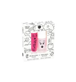 Pack Esmalte de Uñas y Brillo Labial Polly · Nailmatic