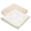 Pack 2 Muselina Algodón Orgánico Baby Bunny 70x70 · Little Dutch