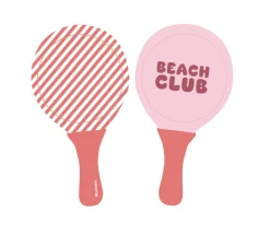 Palas playa neopreno con pelota - Stripes Bloom & Blush