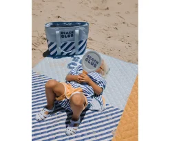 Palas playa neopreno con pelota - Stripes Blues & Beyond