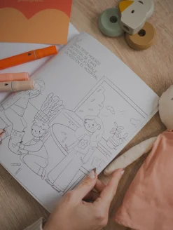 Pampam empieza el cole - Libro para colorear