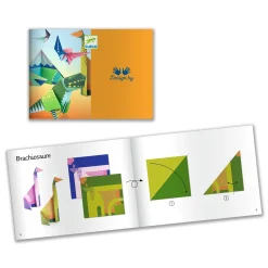Papiroflexia Origami Dinosaurios · DJECO